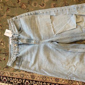 Oak + Fort Distressed Jeans (M)
